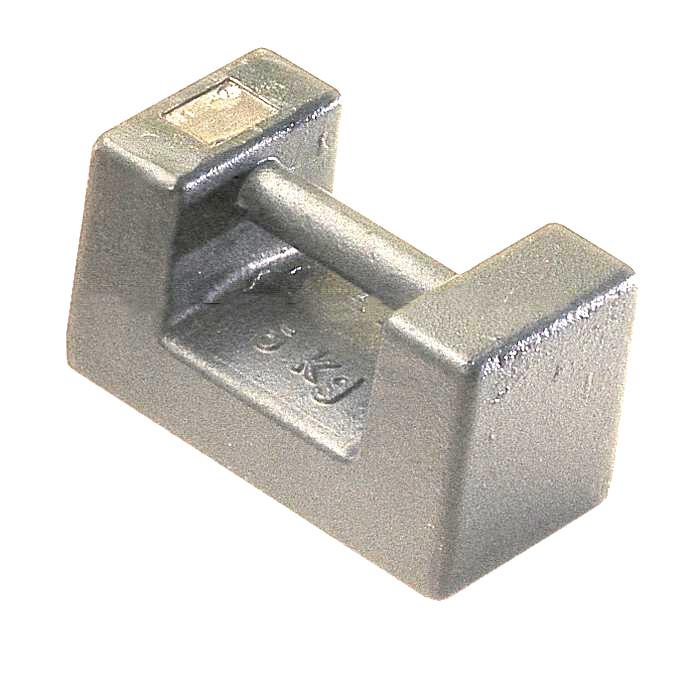 Kontrollvikt M 1 - 5-50 kg - tolerans ± 0,25-2,5 g - blockform - rostfritt stål