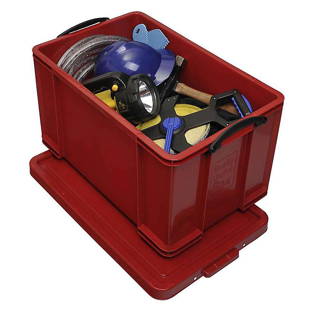 Aufbewahrungsboxen - mit Deckel - Volumen 9 bis 84 l - Kunststoff - rot