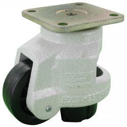 Låshjul - polyamid - glidlager - hjul-Ø 75 mm - kapacitet 1000 kg