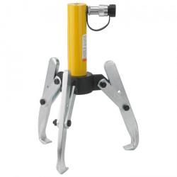 Hydraulic puller - 3-armed - Piston stroke 152 mm - with and without hydraulic parts
