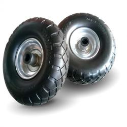 Polyurethanhjul - opskummet - punkteringssikkert - hjul Ø 245 mm - hjulbredde 85 mm - bæreevne 125 kg