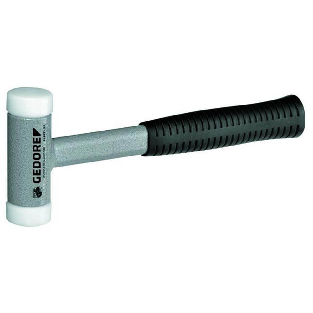 Mallet - non rimbalzo - con maniglia tubo di acciaio - Testa Ø 25 a 70 mm