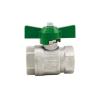 Ball valve - full port, DVGW compliant - thread size (IG/IG) 1/4'' to 1'' - with T-handle
