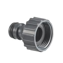 Tap connector - internal thread 1/2'' or 3/4'' - material ABS - VE 10 pcs - price per piece