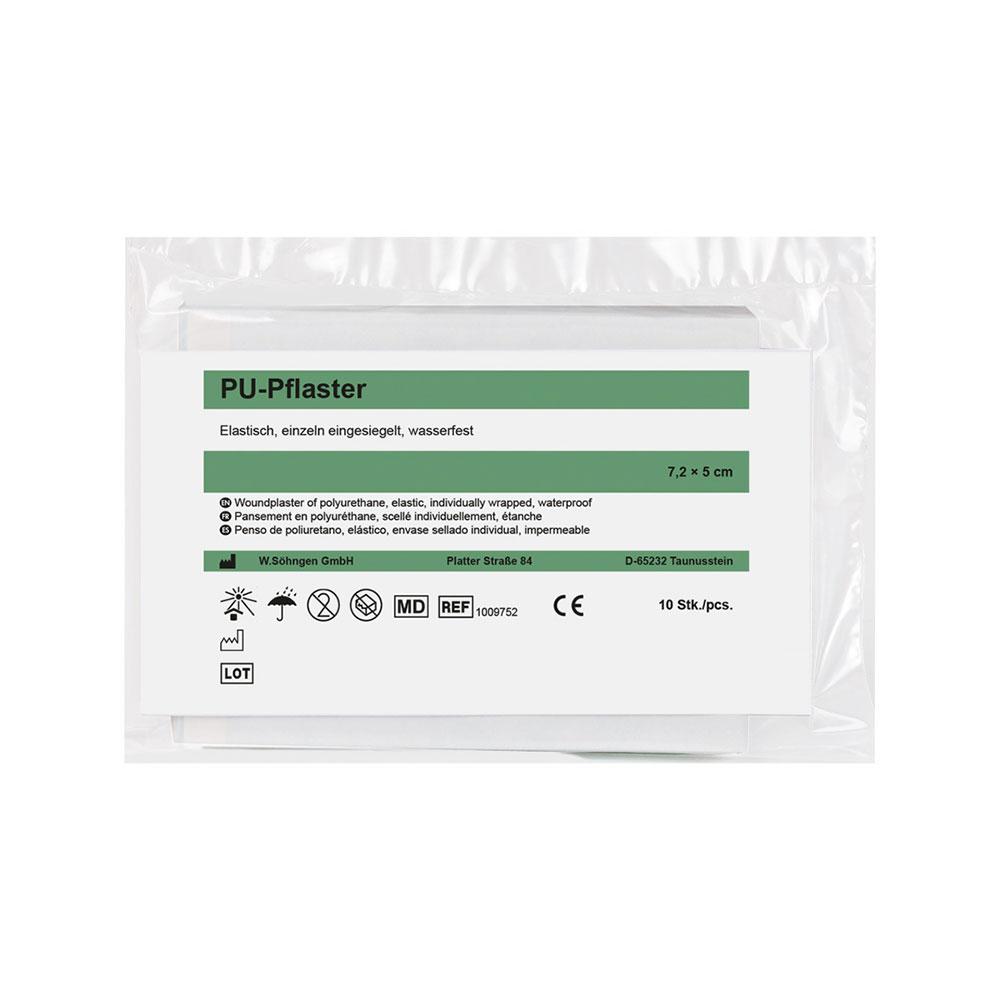 Kit de pansements PU - hypoallergéniques - dimensions 72 x 50 ou 72 x 80 mm