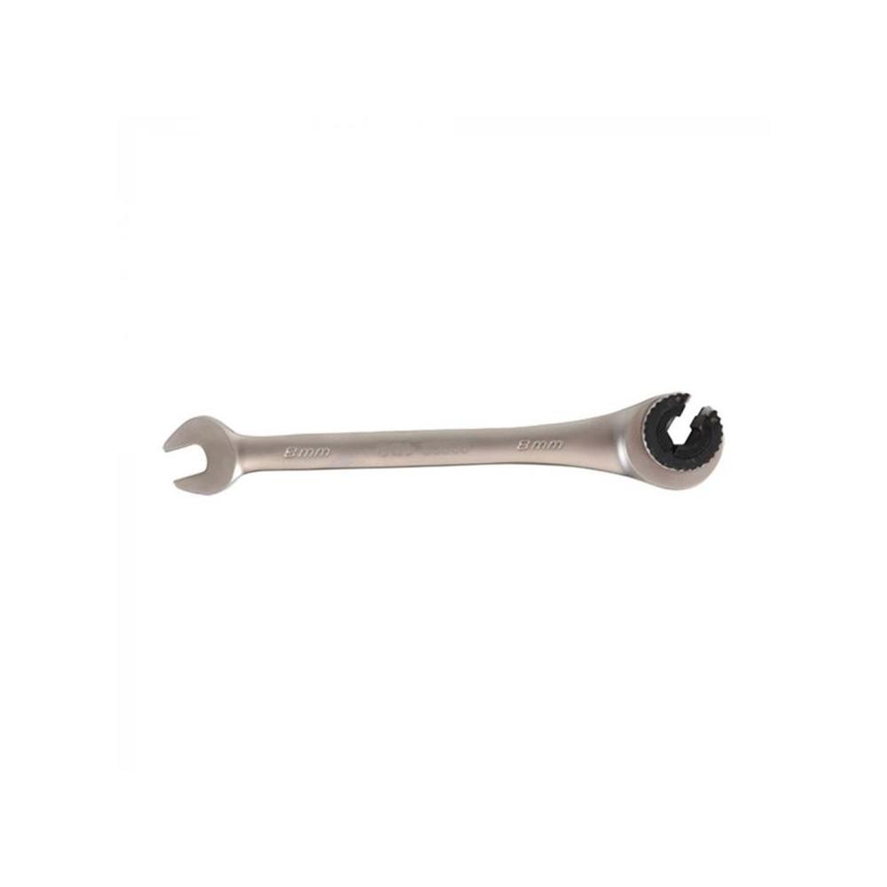 Ratchet ring open-end wrench - open type - width across flats 8 to 12 mm