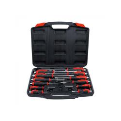 Screwdriver set - with slotted and Phillips screwdrivers - 12 pcs.