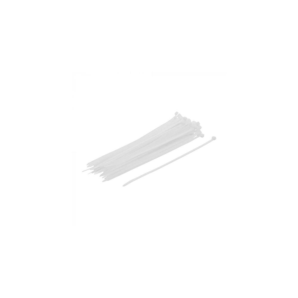 Assortiment de colliers de serrage - couleur blanche - différentes longueurs - contenu 10 à 250 pcs.