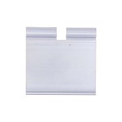Etikettentasche - Material Kunststoff - Maße (B x L) 52 x 40 mm