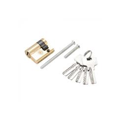 Garage door lock cylinder - size 40 mm - incl. 5 drill recess keys