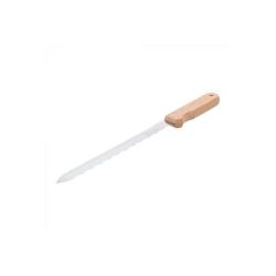 Couteau pour matériaux isolants - longueur de lame 280 mm - avec manche en bois