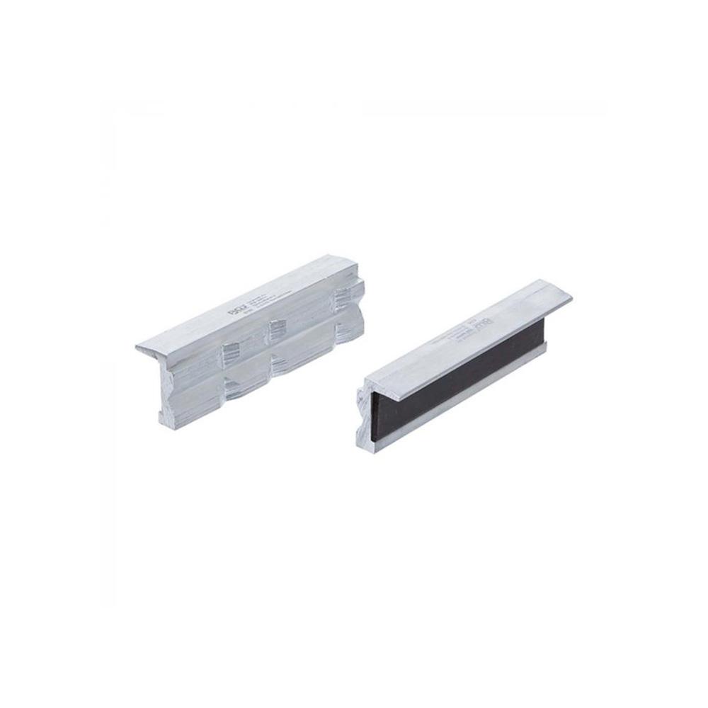 Vise protection jaws - width 100 to 150 mm - material aluminum - different versions