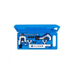Double flaring tool - with pipe cutter - incl. 7 pressure pieces - 10 pcs.