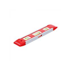 Spirit level - with magnet and 3 vials - length 230 mm