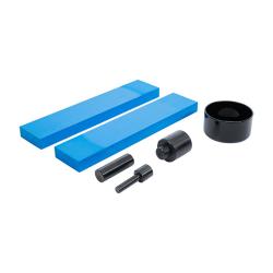 Support set - for workshop presses - incl. thrust bolts, steel plates and bearing plate