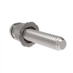 e-Fast blind rivet screw - flat round head - size M6 x 9,9 x 12,0 - material steel - PU 1000 pcs.