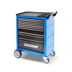 Wózek narzędziowy Gedore - Wymiary (szer. x wys. x gł.) 775 x 985 x 475 mm - z 6 szufladami - bez narzędzi