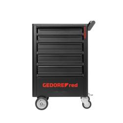 Gedore red Werkstattwagen - GEDWorker, 5 Schubladen - Maße (B x H x L) 462 x 963 x 685 mm