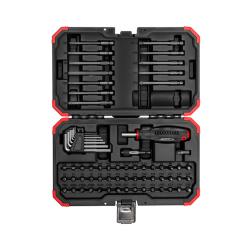 Gedore rød bits sett 1/4'' - inkl. bits skrutrekker, bits etc., 67 stk - pris pr sett