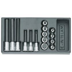 ES module 1/3 - without contents - for screwdriver bits 1500 ES-IN 19 LKM
