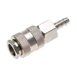 Compressed air quick coupling - with 8 mm hose connection - CV steel