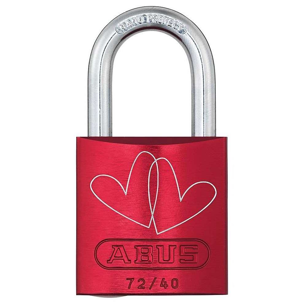 Pendant lock - model 72 LoveLock - for securing valuables or areas