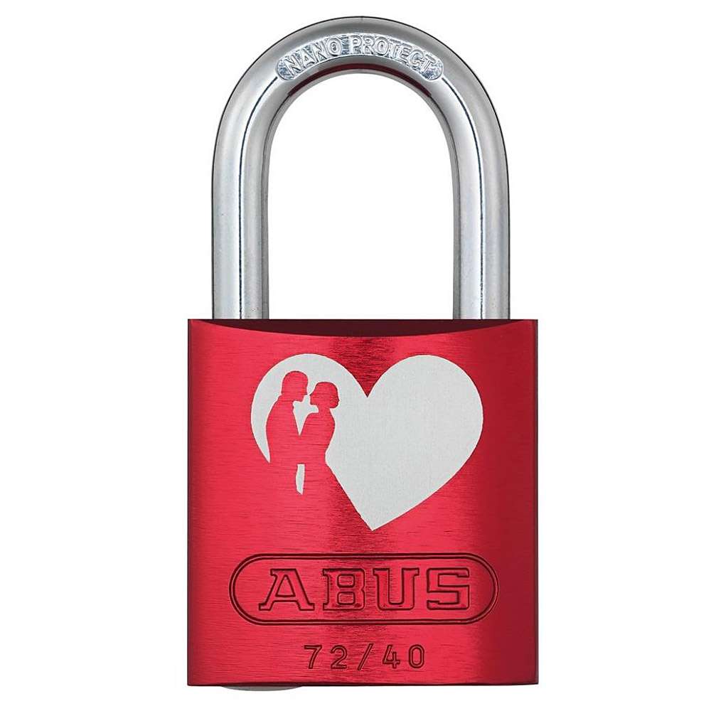 Pendant lock - model 72 LoveLock - for securing valuables or areas