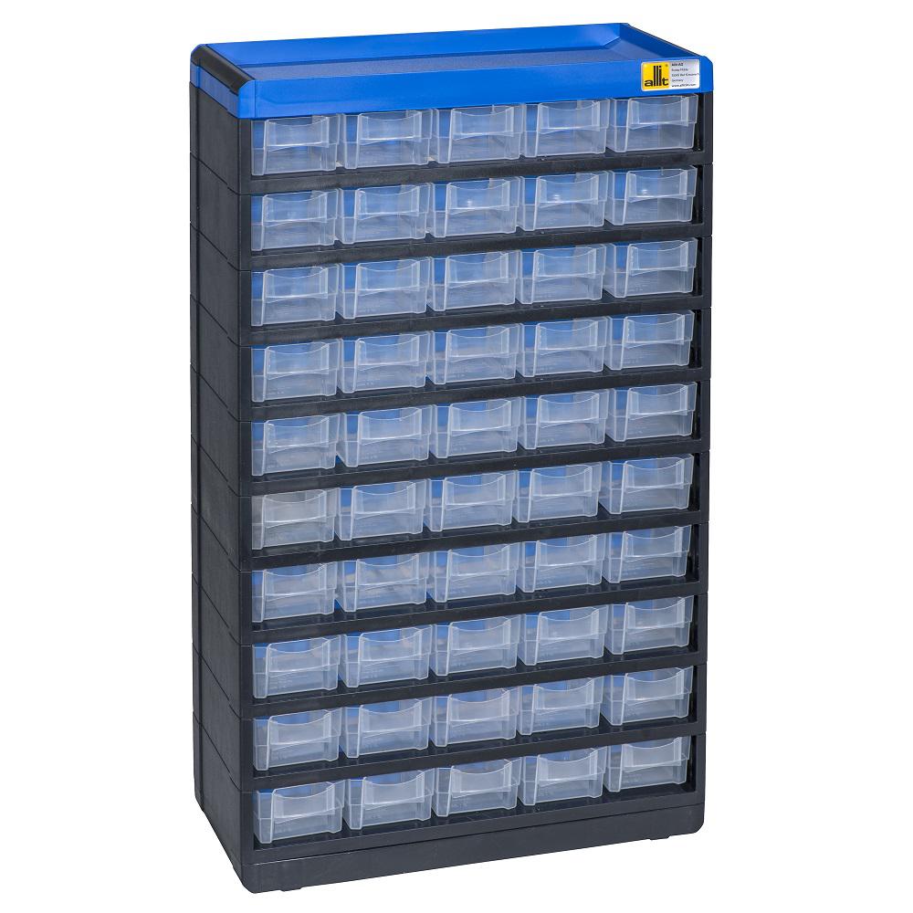 Small parts magazine - 10 to 50 drawers - 10 to 50 separators