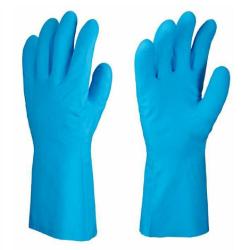 Handskar - storlek 7-11 - nitril - blå - 12 par
