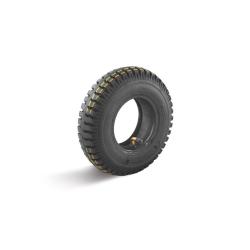 Pneumatisk dæksæt - militærprofil - med slange - til hjul Ø 230 mm - hjulbredde 65 mm - dæktryk 2,5 bar