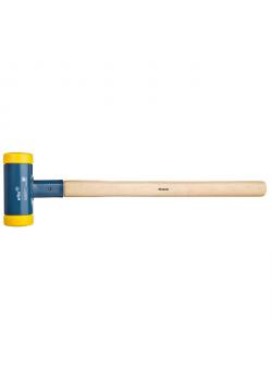 Sledgehammer - rinculo - giallo - con manico in legno di noce - Serie 800
