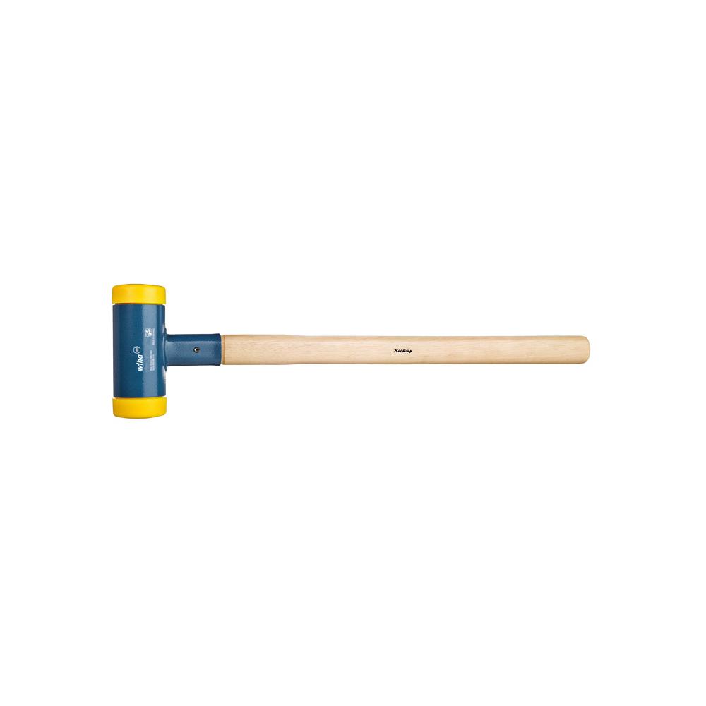 Vorschlaghammer - rückschlagfrei - gelb - mit Hickory-Holzstiel - Serie 800