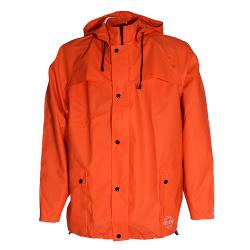 Rain jacket - OCEAN - 80 cm - with back ventilation - with hood - S to XXL - orange