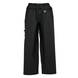 Rain trousers - OCEAN - with pockets - flexible - size S to 3XL - black