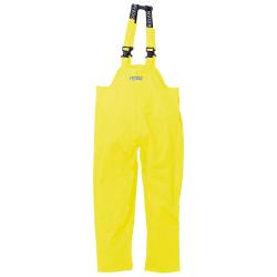 Rain dungarees - OCEAN - cold resistant - elastic braces - size XS to 4XL - yellow