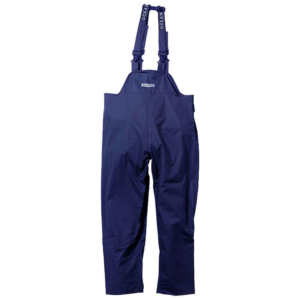 Rain dungarees - OCEAN - elastic braces - cold protection - XS to 4XL - marine