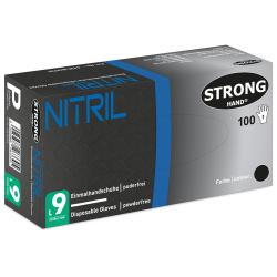 Shatin - STRONGHAND® - Gloves - Nitrile - Black - Powder-free - Cat. 1 - Size 7 to 10