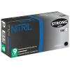 Shatin - STRONGHAND® - Guanti - Nitrile - Nero - Senza polvere - Cat. 1 - Taglie da 7 a 10