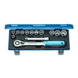 Socket wrench set - 1/2 "- 13-piece - 12-edge UD profile - 10 to 24 mm