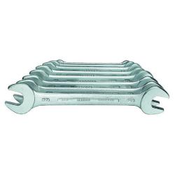 Double open-end wrench set - 8-part - 6 to 22 mm