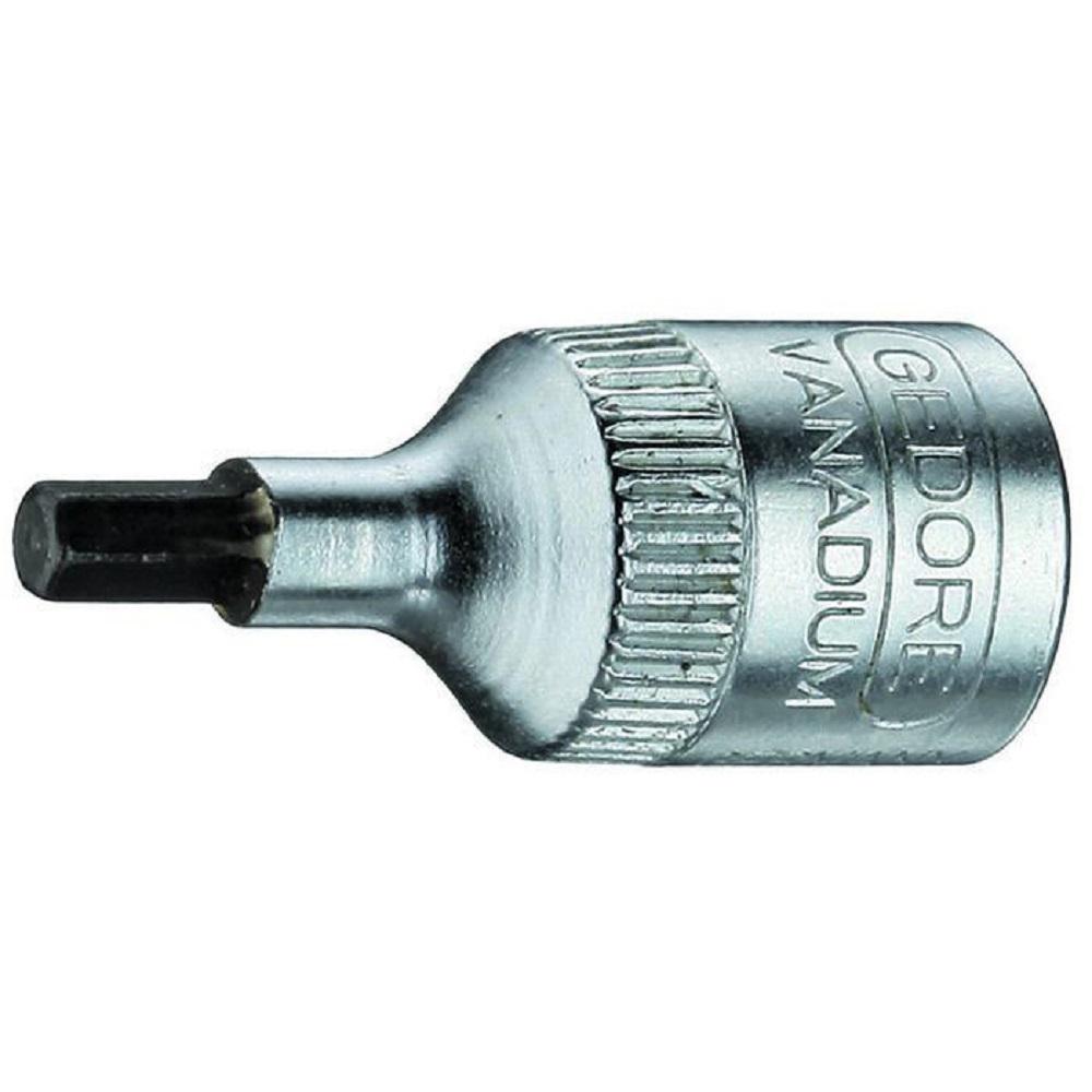 Screwdriver bit 1/4" - hexagon socket - wrench size 2 to 8 mm
