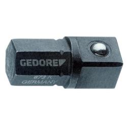 Insert holder - short - drive hexagon 1/4 "and drive square 1/4"