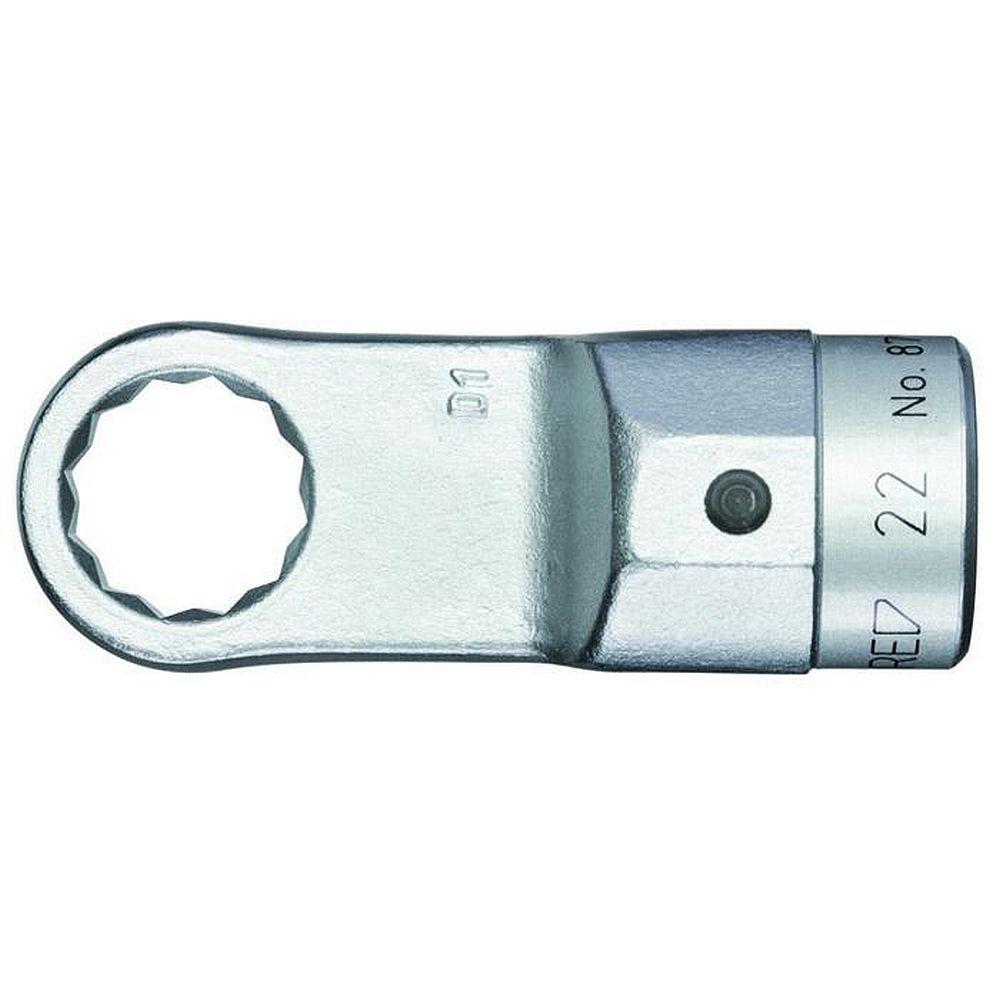 Ring end fitting 22 Z - Pivot drive - Wrench size 22 to 46 mm