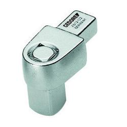 Insert square - 9 x 12 mm rectangular receptacle - permanently loadable