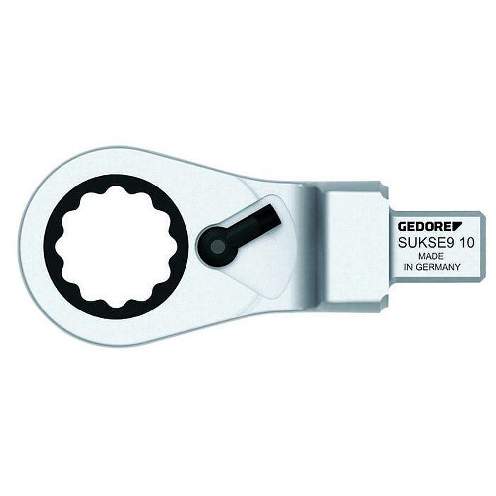 Einsteck-Ringratschenschlüssel - umschaltbar - 9 x 12 mm Rechteckaufnahme