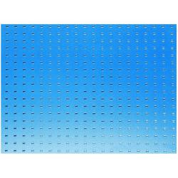 Rear panel - suitable for workbench - 4-sided perforation - 715 x 1025 x 30 mm