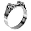 Hinge bolt clamp NORMA GBS M - Galvanized steel - Width 30 mm - Clamping range-Ø 130 to 252 mm - Price per piece
