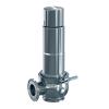 Safety valve - series 4020 Hygienic - stainless steel - without ventilation, with additional gas-tight cap - FKM seal - DN 25 - various designs