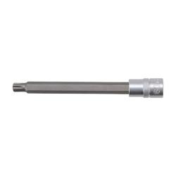 Inserto bit - acciaio al cromo vanadio - lunghezza 168 mm - attacco quadro 12,5 mm (1/2") - per viti testa cilindro VAG Polydrive