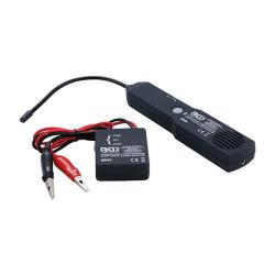Kortslutnings- og kabeldetektor - for kjøretøys elektriske systemer med 12 og 24 volt - med testkabel og fleksibel sonde
